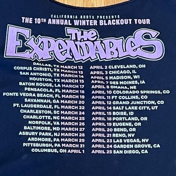 The Expendables Preloved Altered California Roots Festival - Picture 5 of 6